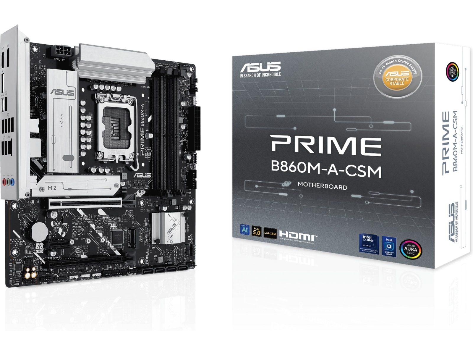 ASUS PRIME B860M-A-CSM Bundkort Intel Socket