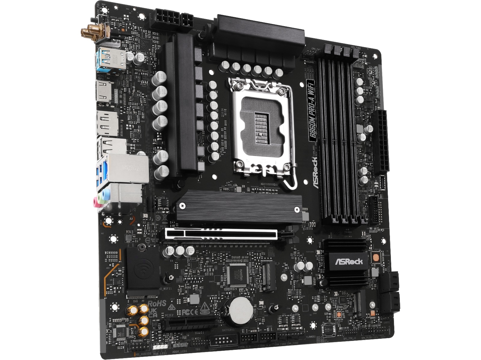 ASRock B860M Pro-A WiFi Bundkort Intel Socket
