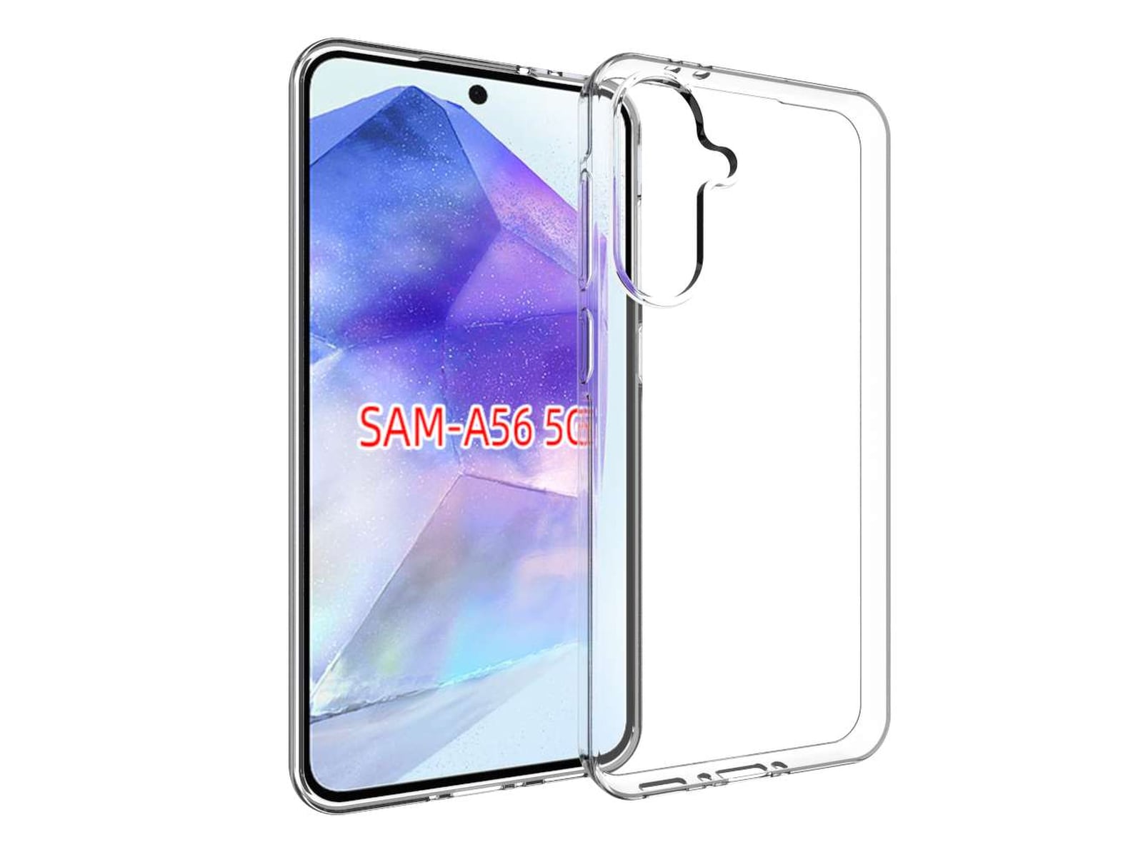 iiglo Galaxy A56 Silikone cover (gennemsigtig) Mobilcover