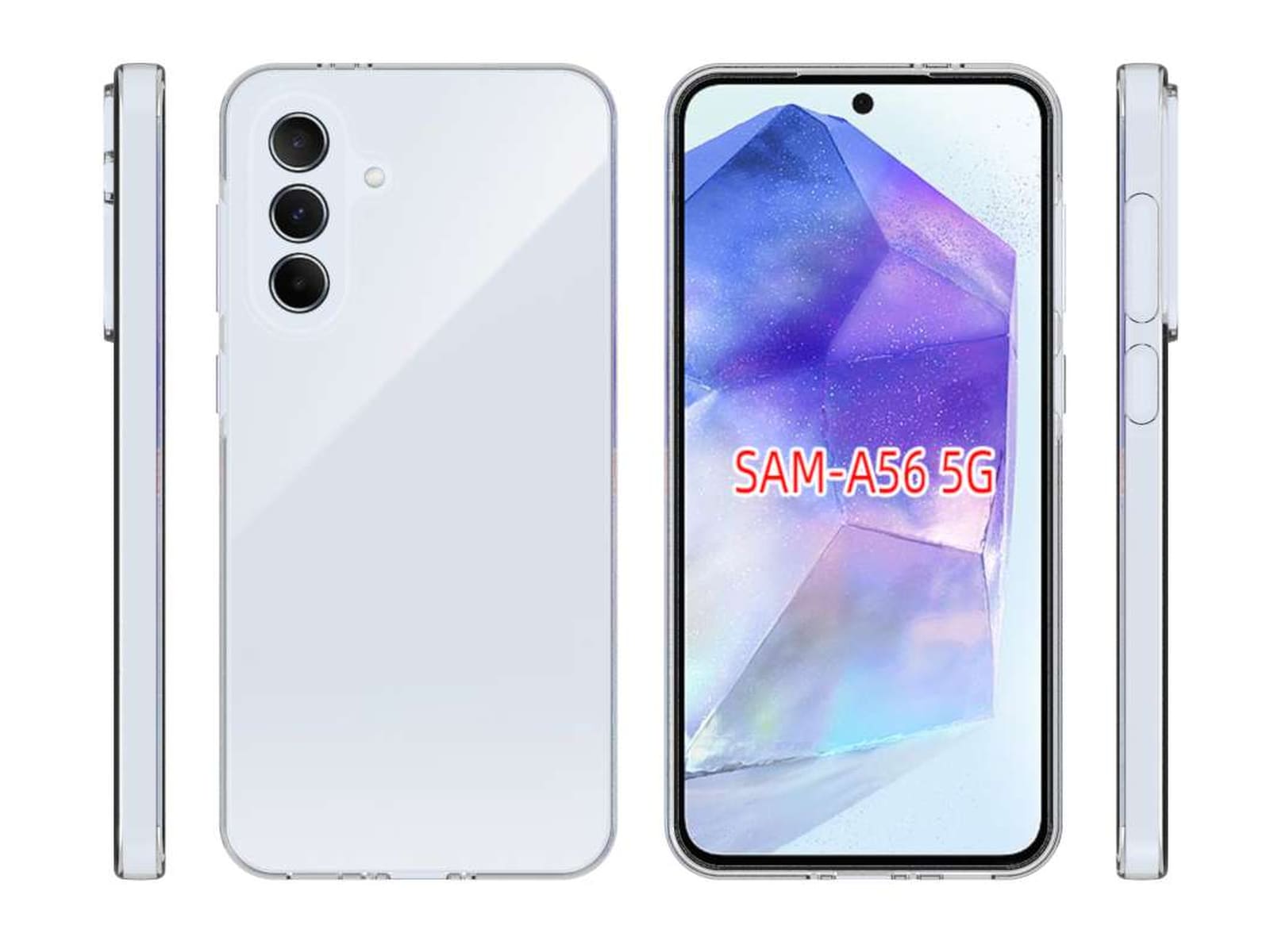 iiglo Galaxy A56 Silikone cover (gennemsigtig) Mobilcover