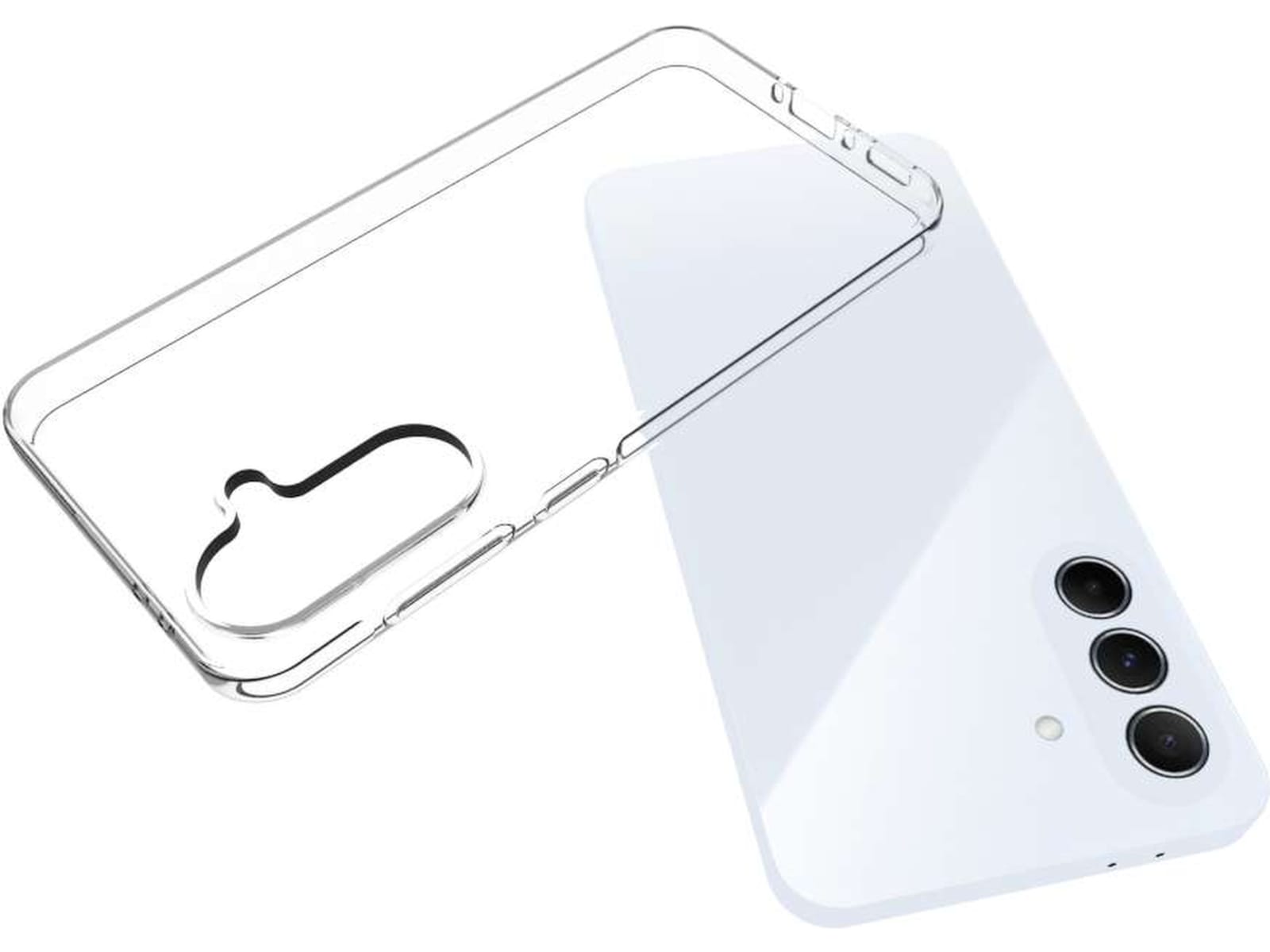 iiglo Galaxy A56 Silikone cover (gennemsigtig) Mobilcover