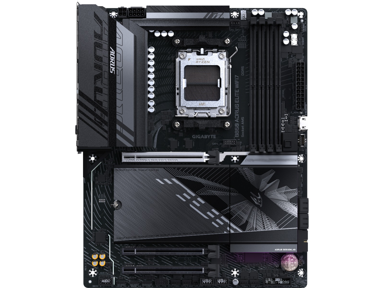 Gigabyte B850 AORUS ELITE WF7 Bundkort AMD Socket