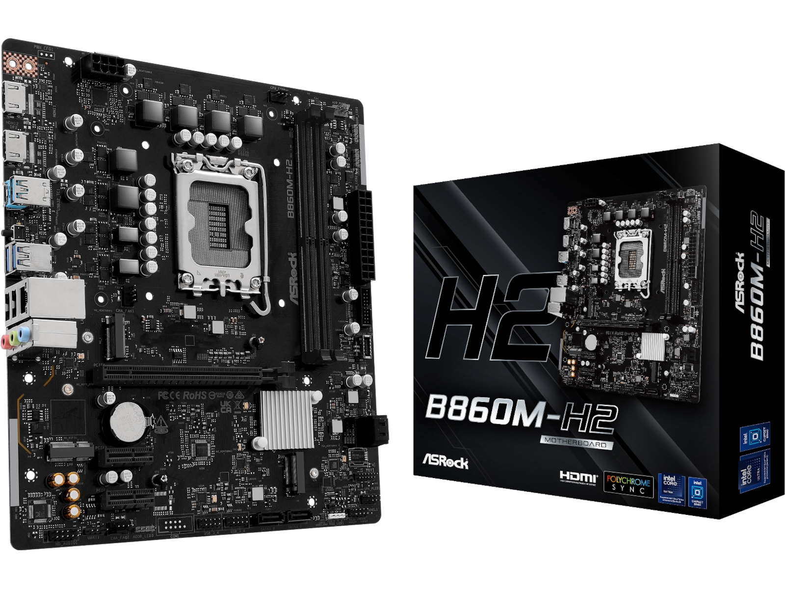 ASRock B860M-H2 Bundkort Intel Socket