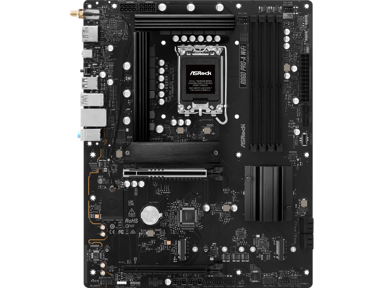 ASRock B860 Pro-A WiFi Bundkort Intel Socket