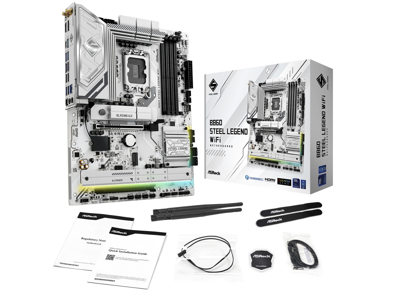 ASRock B860 Steel Legend WiFi Bundkort Intel Socket