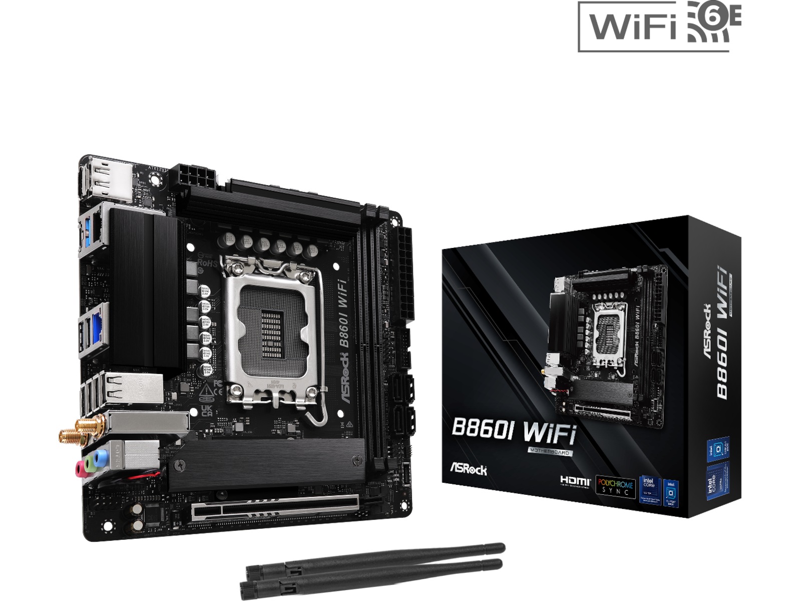 ASRock B860I WiFi Bundkort Intel Socket