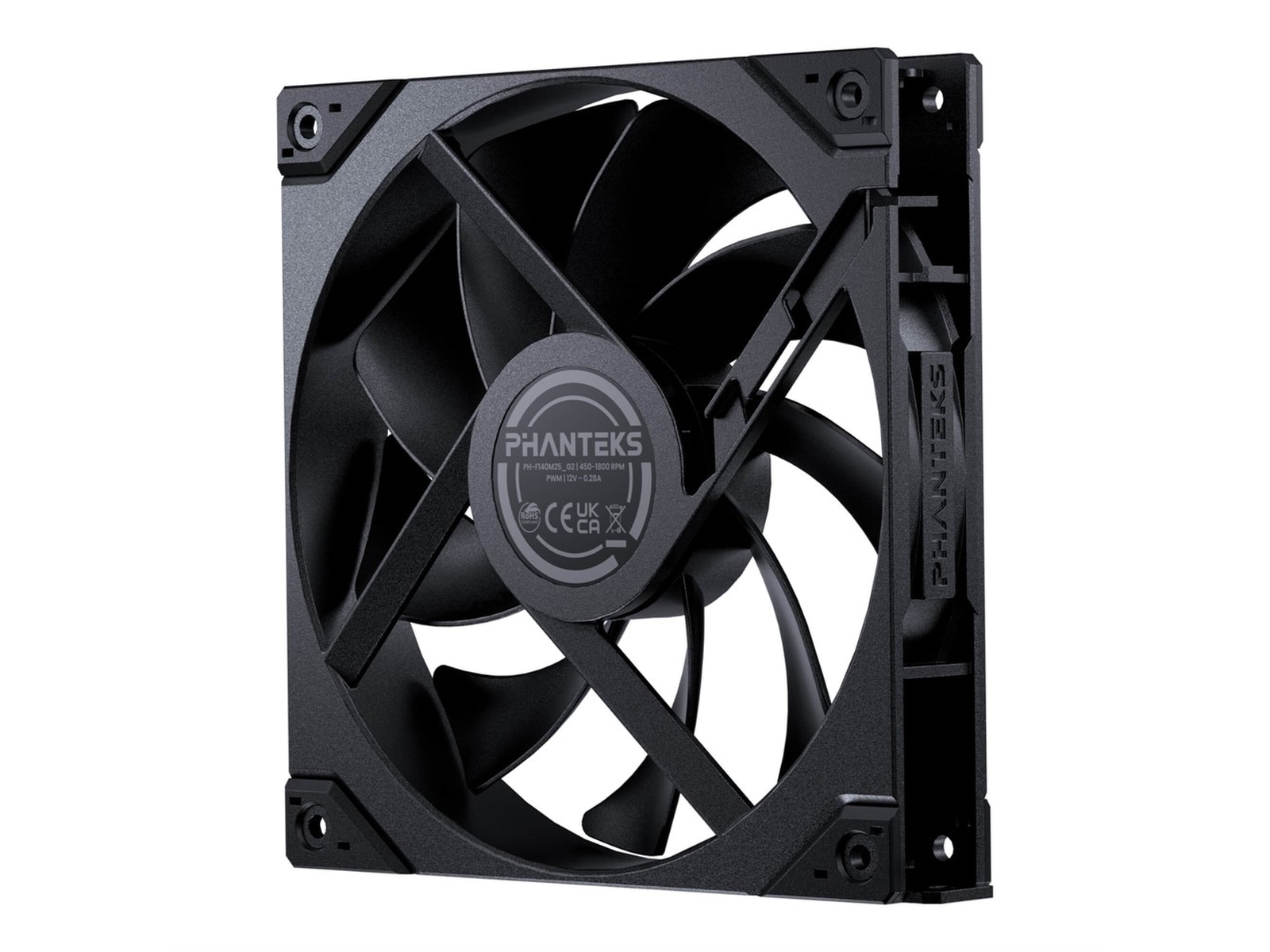 Phanteks M25 Gen2 140mm Ventilator (sort) Blæsere