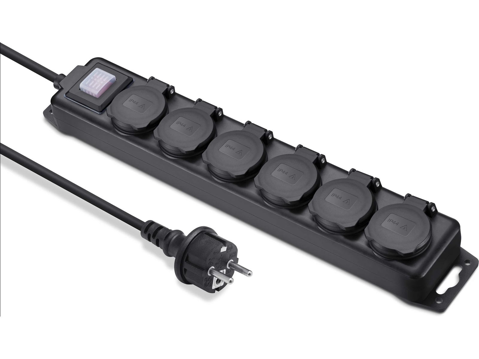 Andersson 6-vejs strømfordeler Forlængerkabel & strømskinne