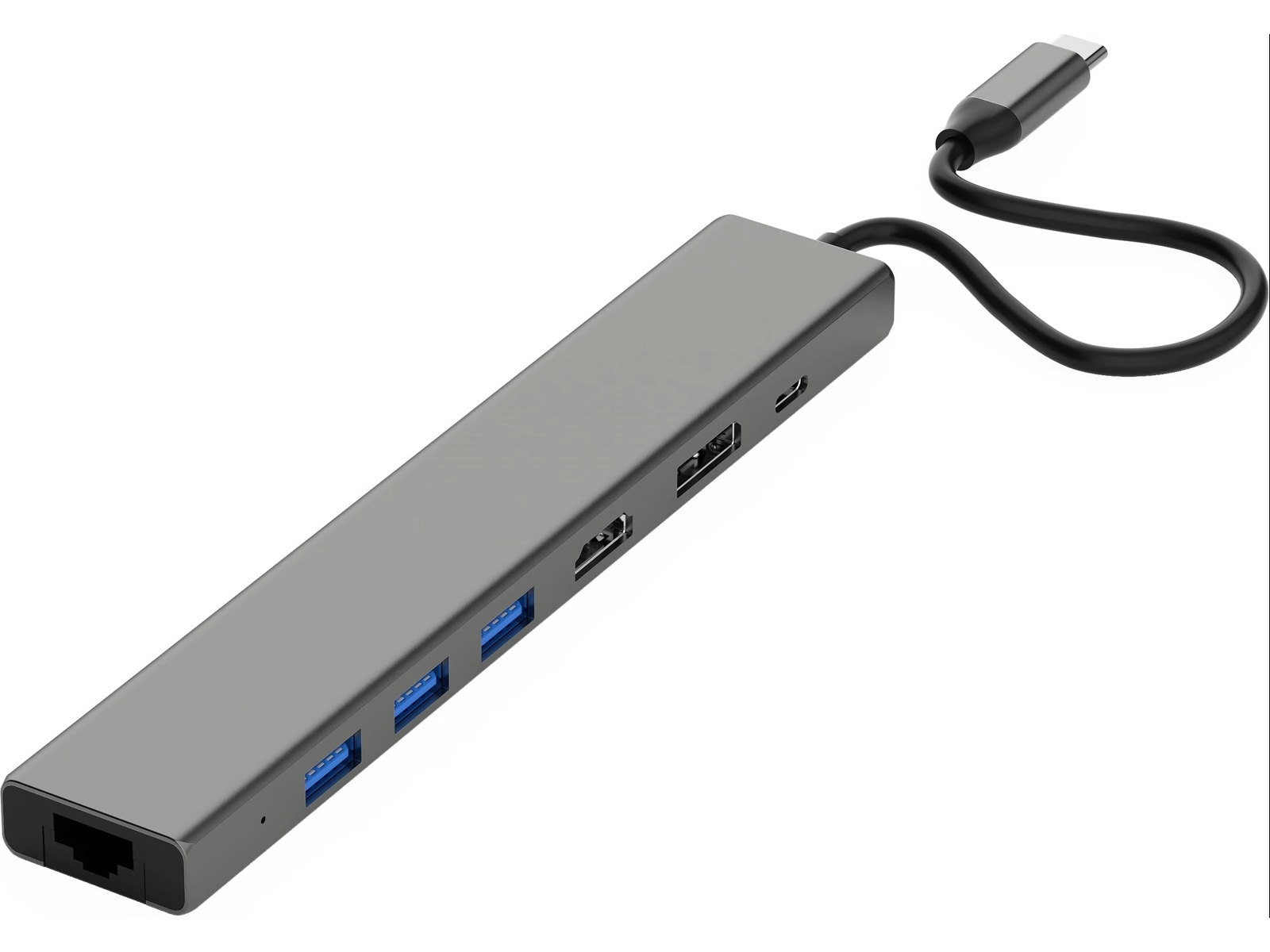 Andersson USB-H3410 7-i-1 USB-hub Dockingstation og USB-hub