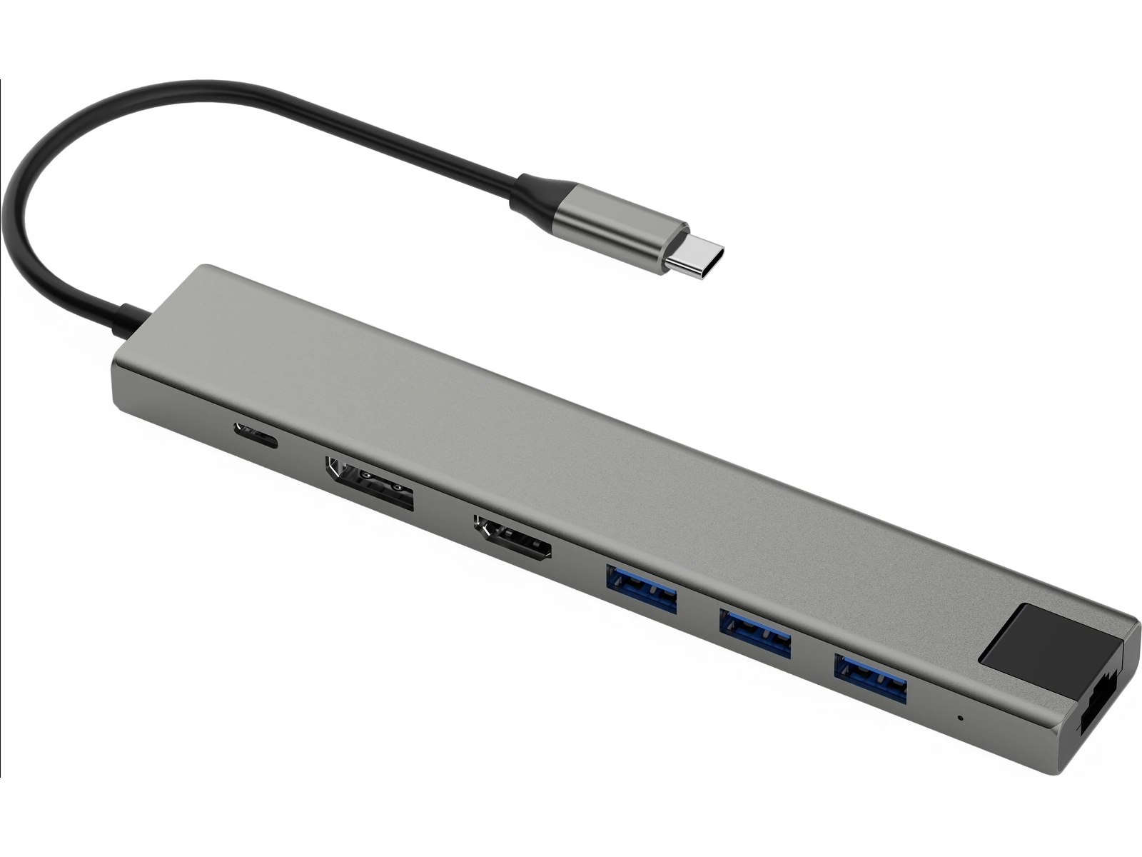 Andersson USB-H3410 7-i-1 USB-hub Dockingstation og USB-hub