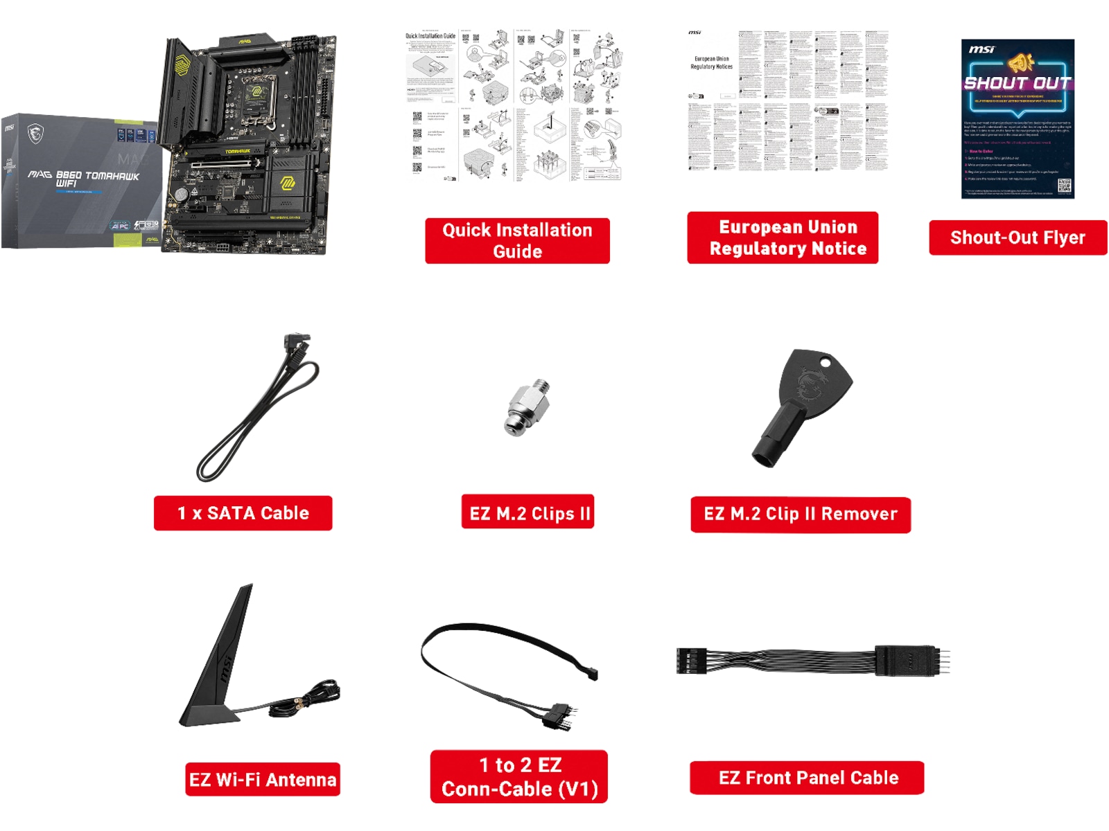 MSI MAG B860 TOMAHAWK WIFI Bundkort Intel Socket