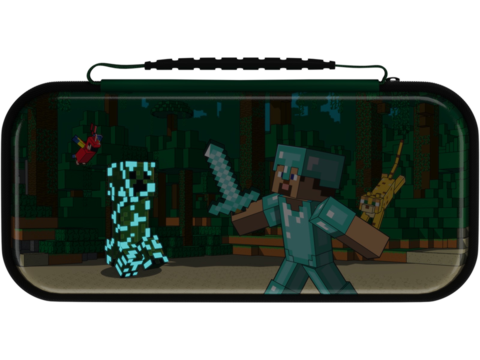 PDP NSW Travel Case Plus GLOW (minecraft forest battle) Tilbehør til spilkonsoller