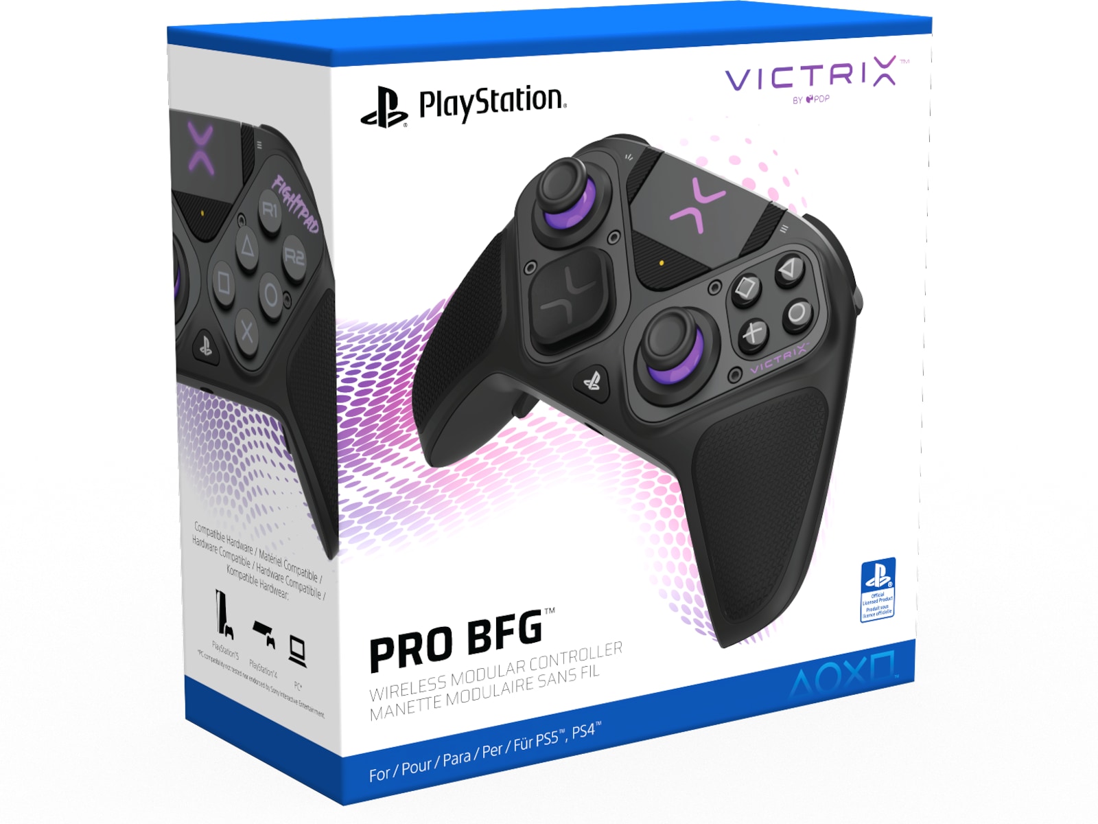 PDP Victrix Pro BFG PS5-controller (sort) Tilbehør til spilkonsoller