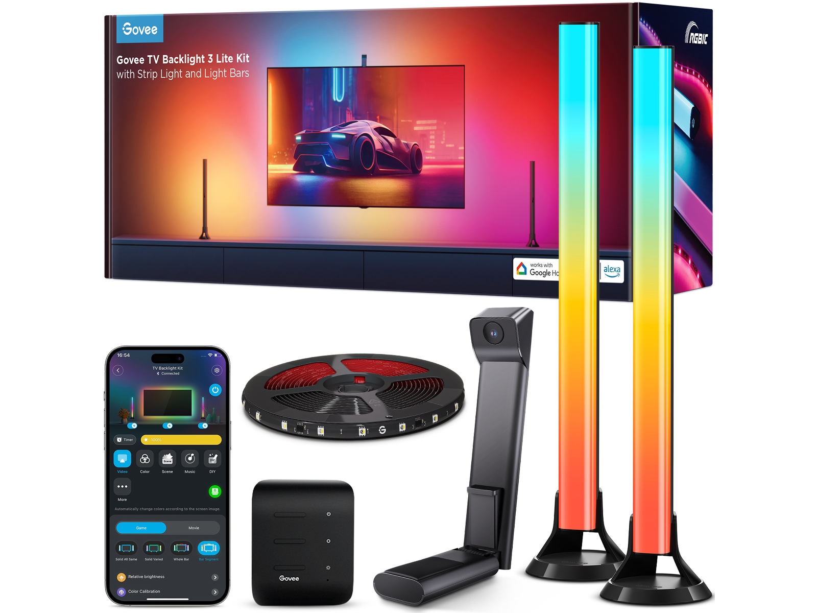 Govee TV Backlight 3 Lite Kit Led strips & underholdning