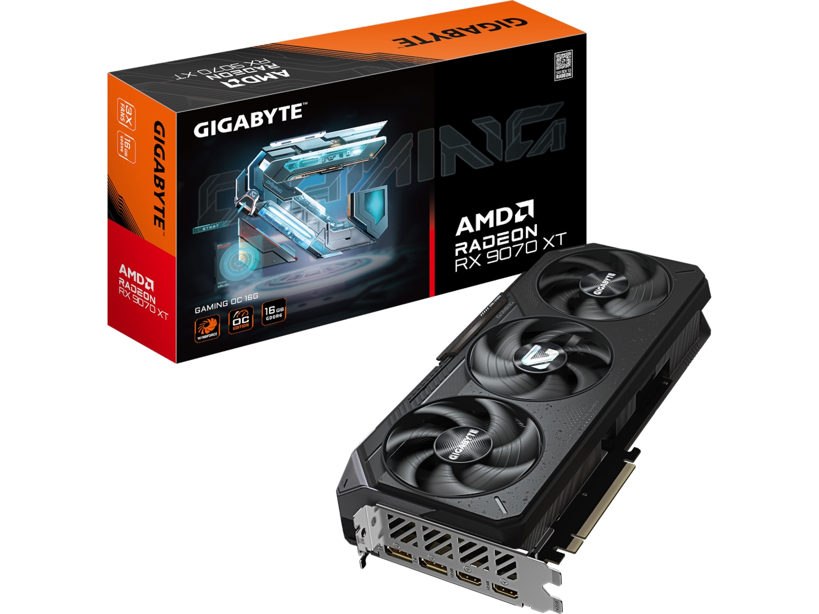Gigabyte AMD Radeon RX 9070 XT Gaming OC Grafikkort