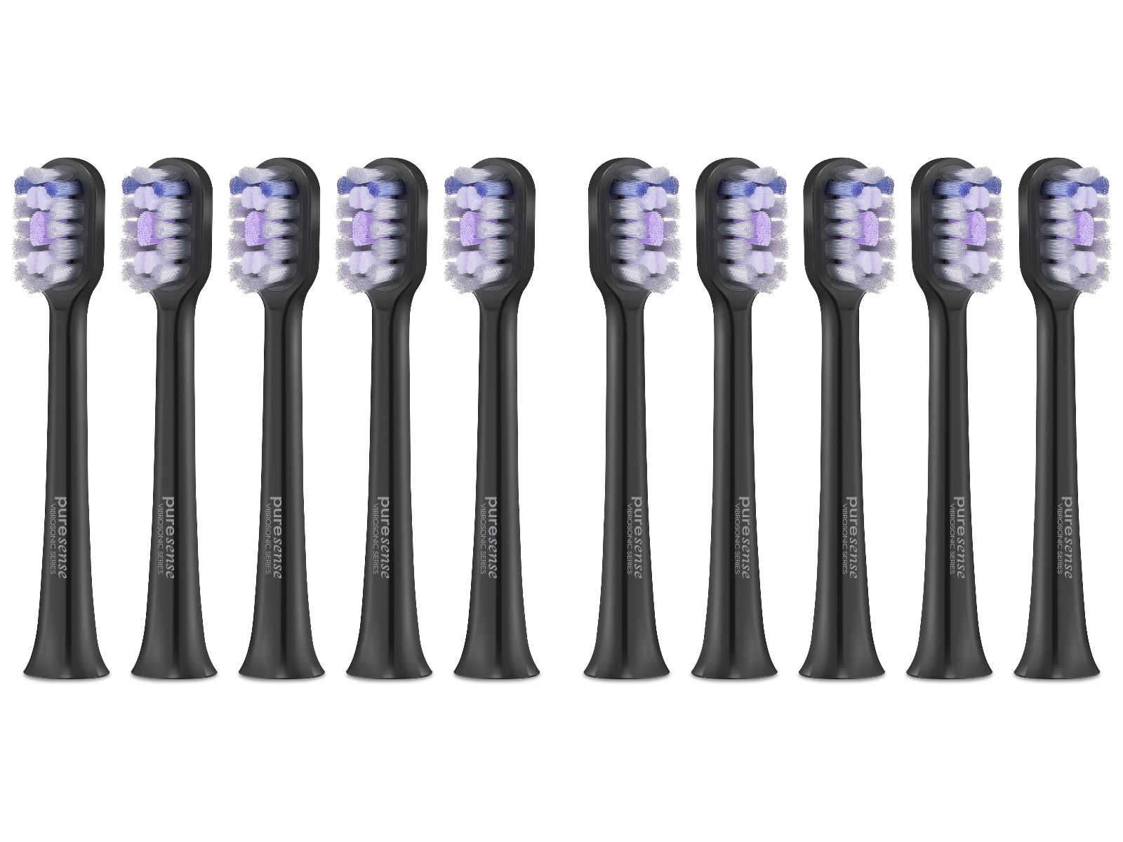 Puresense Dental C Vibrosonic Tandbørstehoveder 10 stk  (hard, medium) Tandbørstehoveder