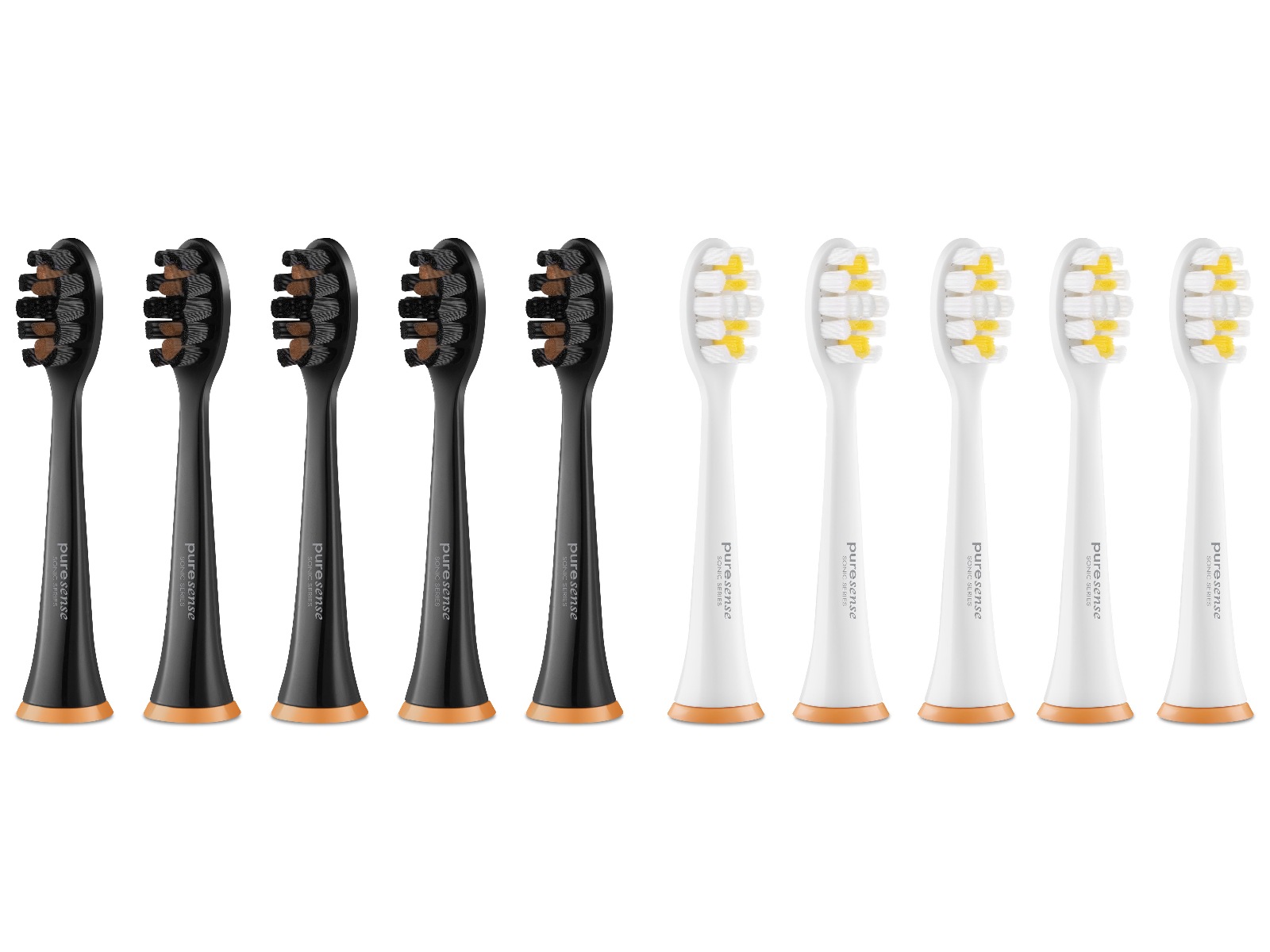 Puresense Dental C Sonic Tandbørstehoveder 10 stk (small) Tandbørstehoveder