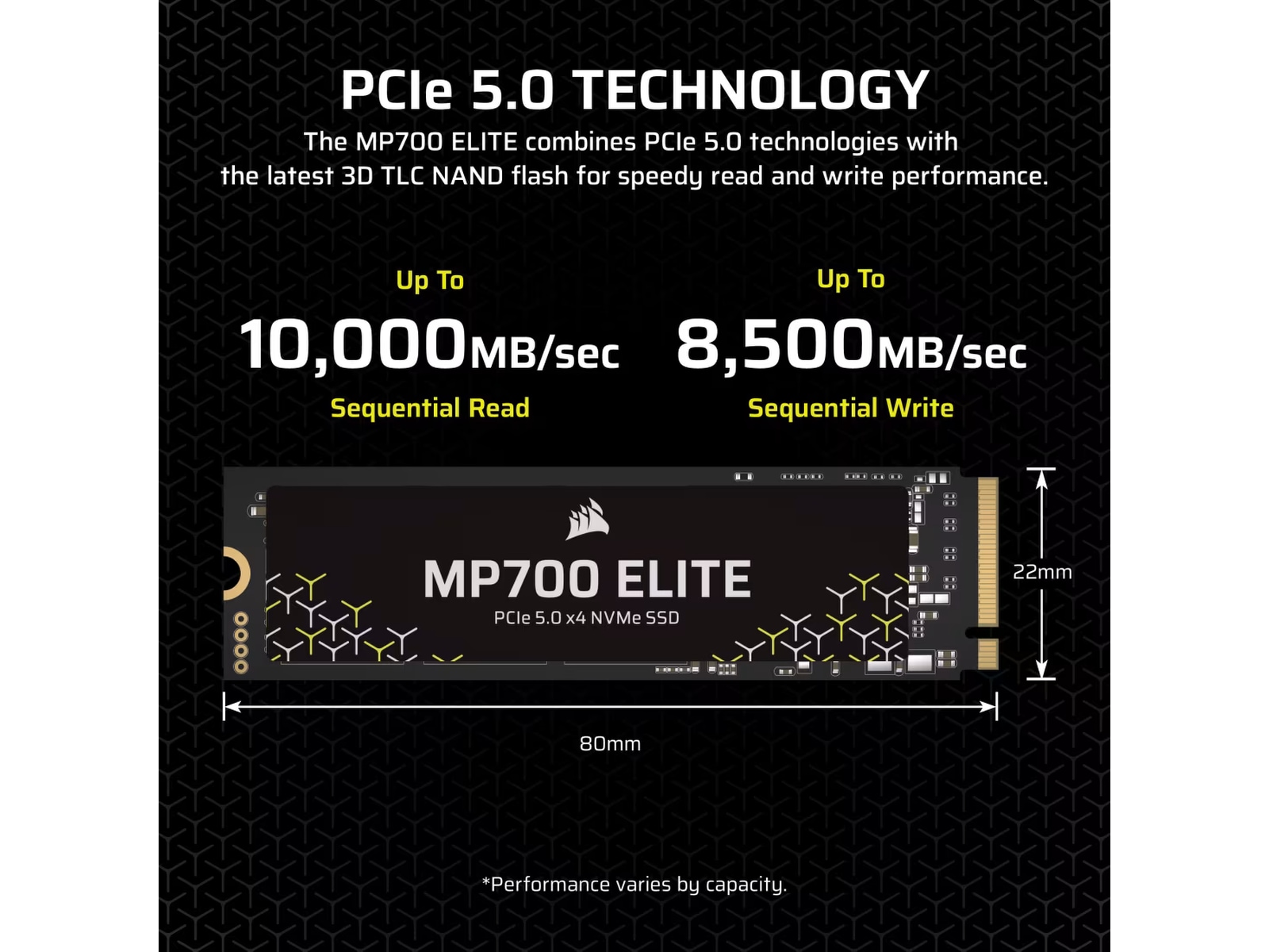 Corsair MP700 Elite 1TB SSD M.2