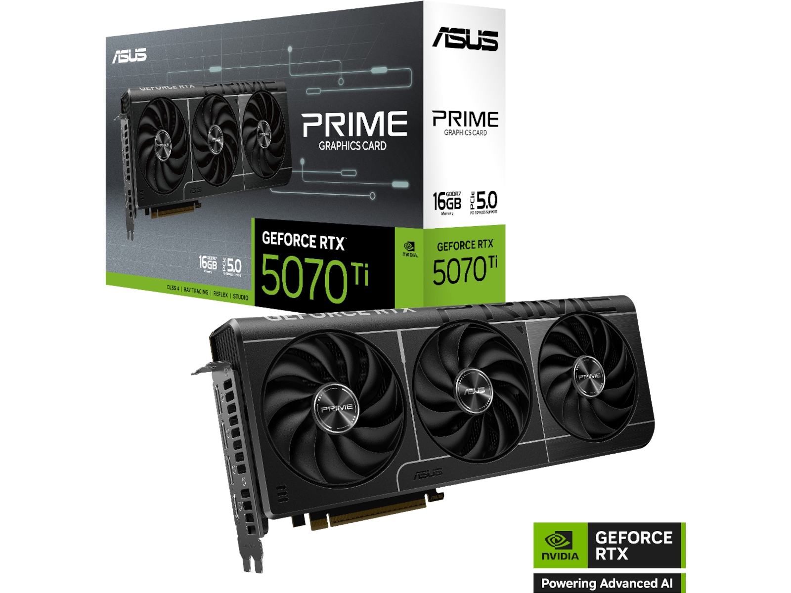 ASUS PRIME GeForce RTX 5070 Ti Grafikkort