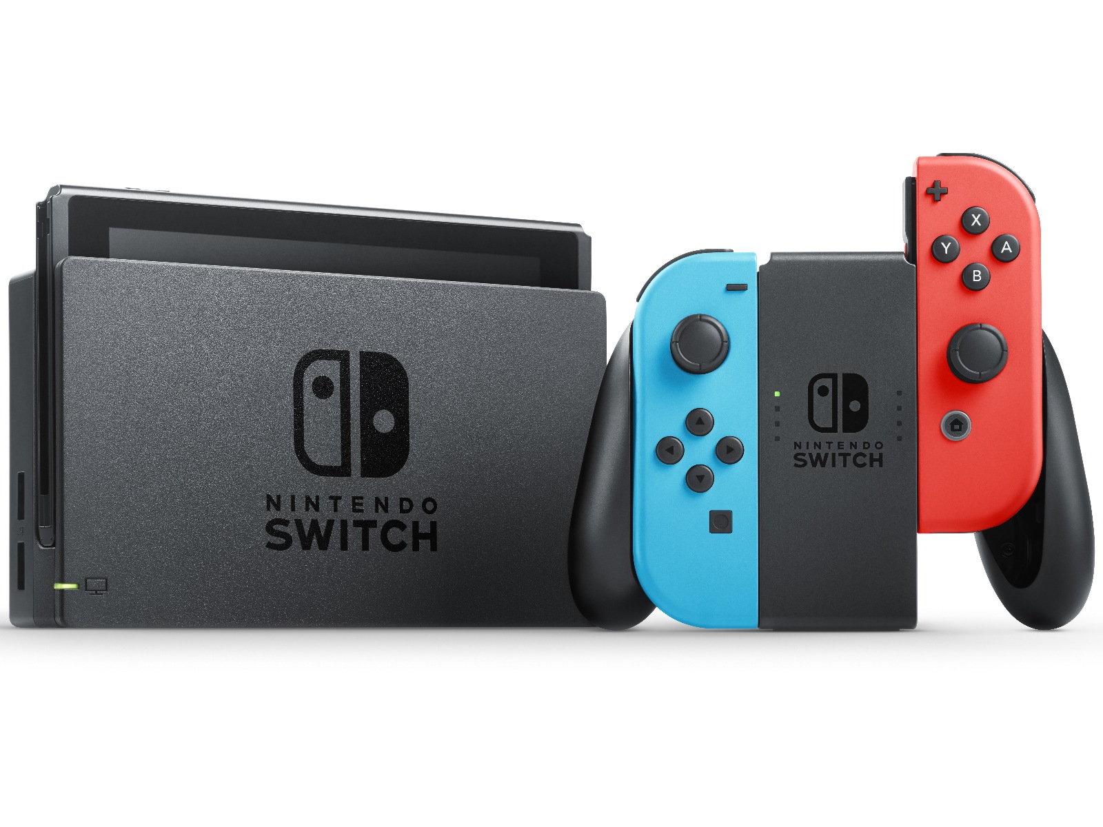 Nintendo Switch 2019 32GB (neon/rød/blå) Nintendo