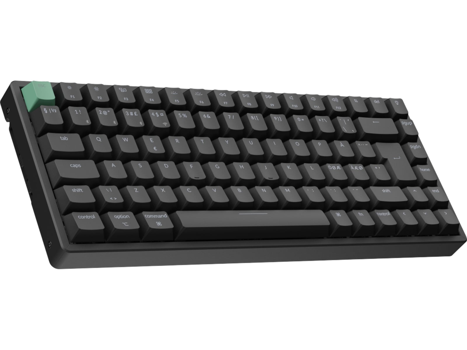 Keychron K2 HE QMK trådløst gamingtastatur (sort) Gamingkeyboard