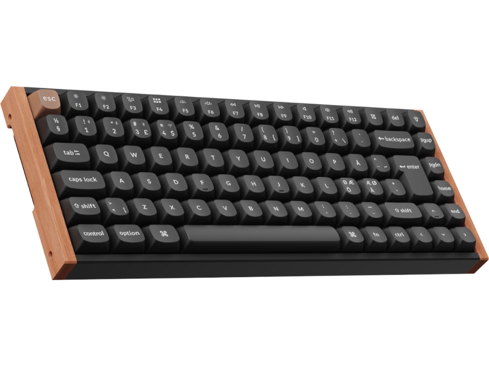 Keychron K2 HE SE QMK trådløst gamingtastatur (sort) Gamingkeyboard