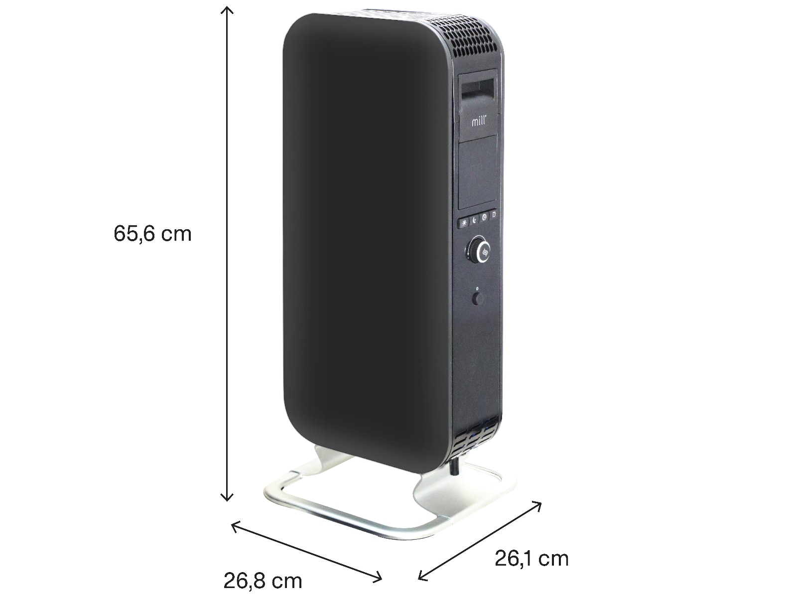 Mill Gentle Air Radiator 1000W (sort) Radiatorer