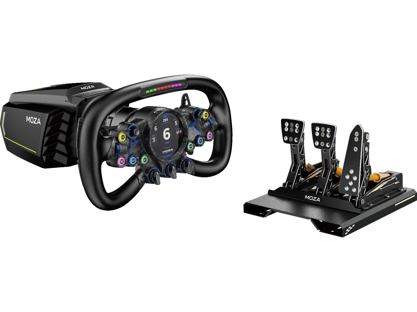 MOZA Vision GS rat 31cm Rat og pedaler