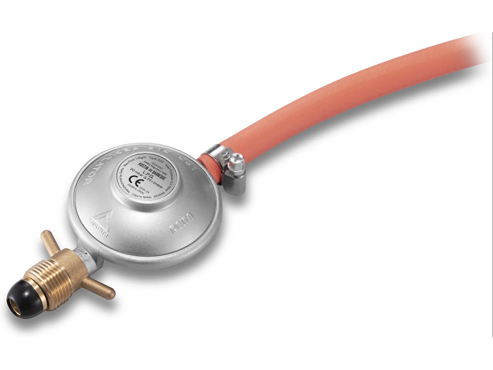 Austin and Barbeque slange og regulator til gasgrill Tilbehør til pizzaovne