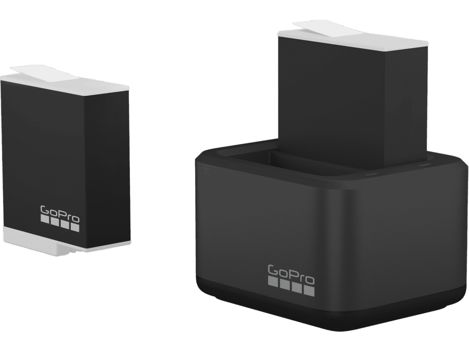 GoPro Dual Battery Charger m/ 2 Enduro batterier Kamera – batteriopladere