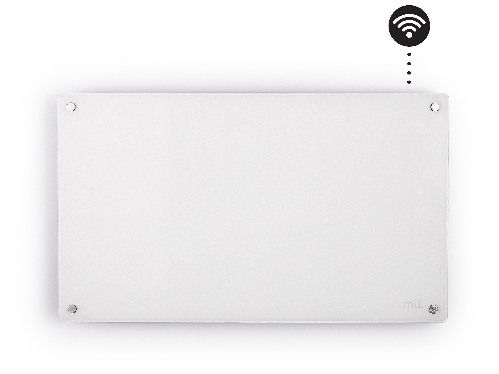 Mill Glass Smart WiFi Gen 4 panelvarmer 700W (hvid) Varmepaneler