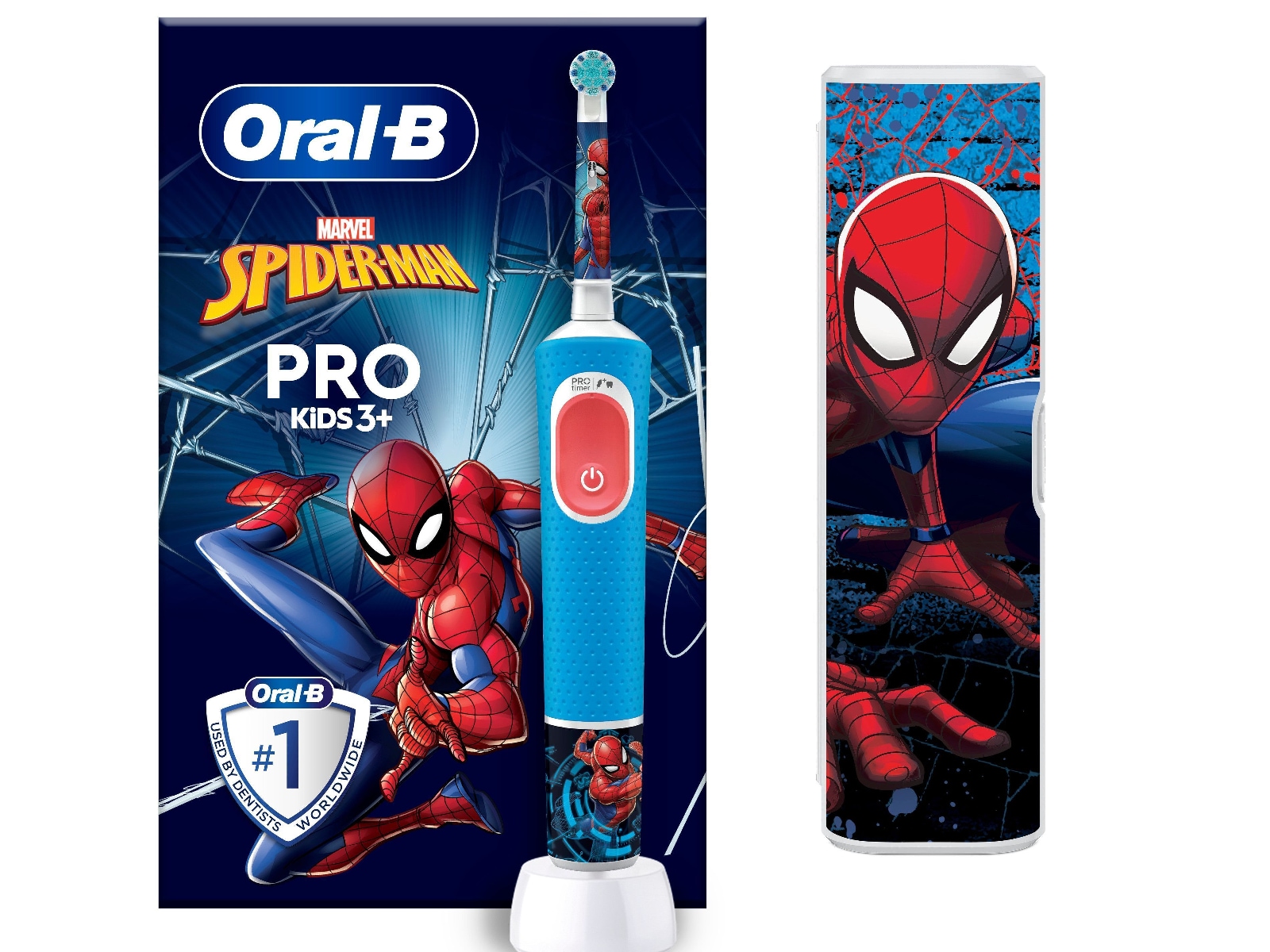 ORAL-B Vitality Pro Kids Elektrisk tandbørste (Spiderman) Elektriske tandbørster