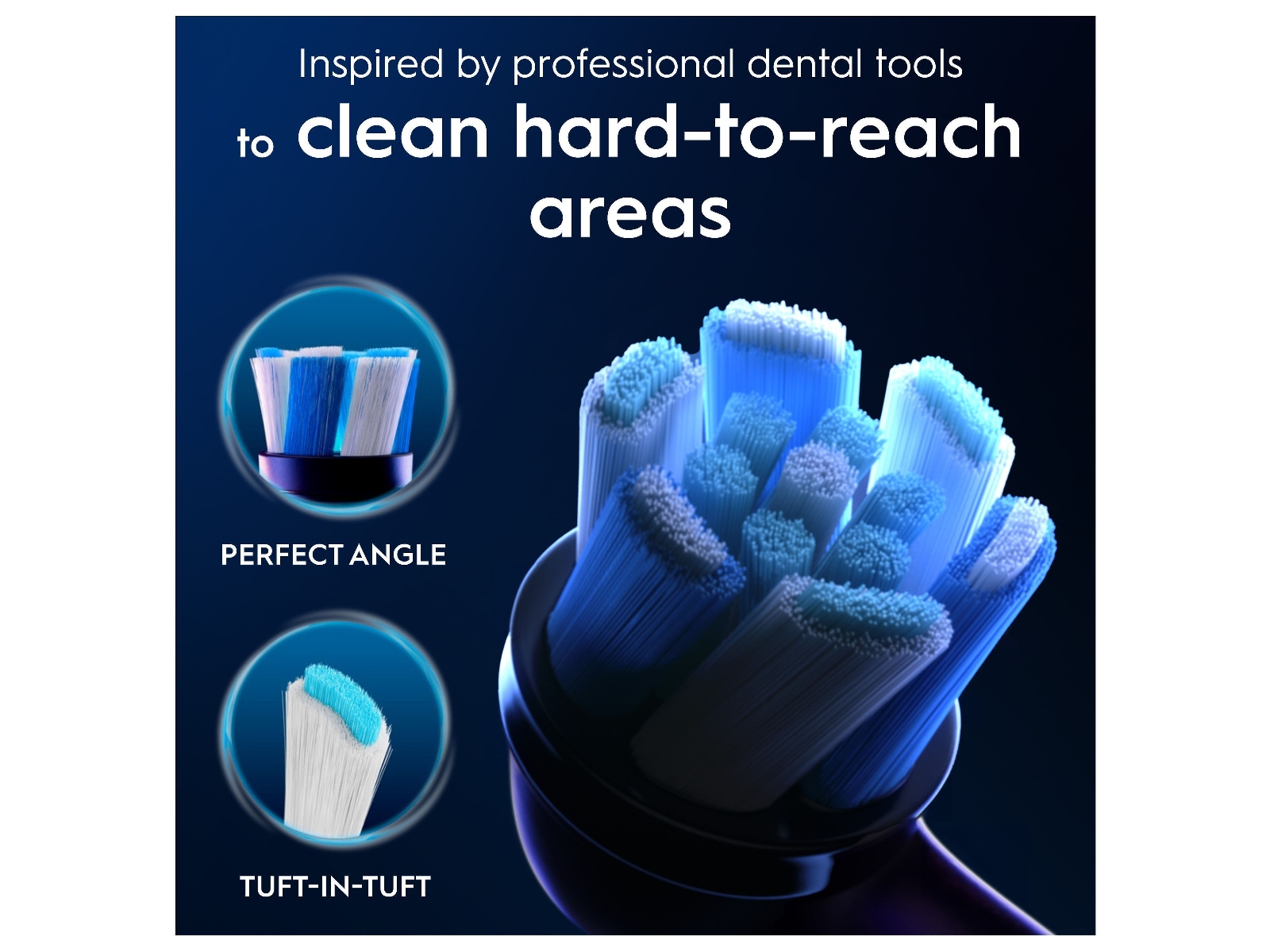 Oral-B iO Ultimate Clean børstehoveder 6 stk. (sort) Tandbørstehoveder