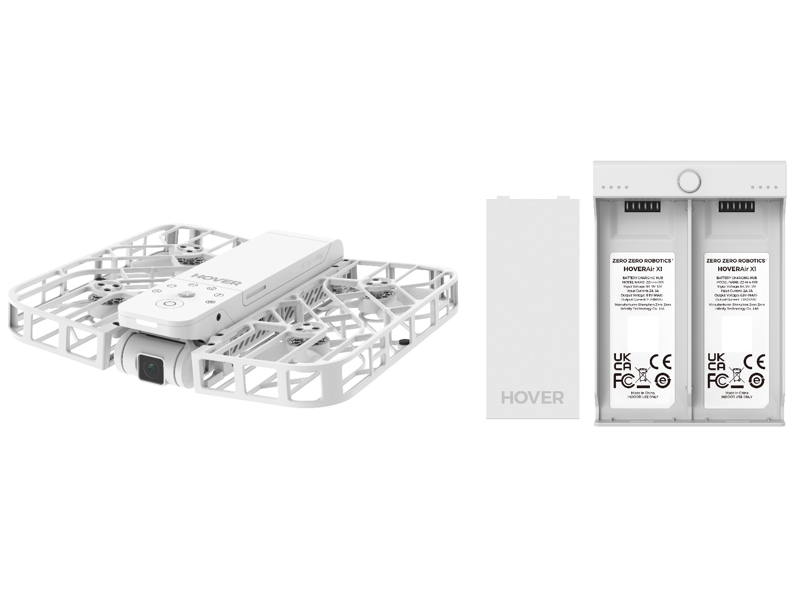 HoverAir X1 Drone Combo (hvid) Droner