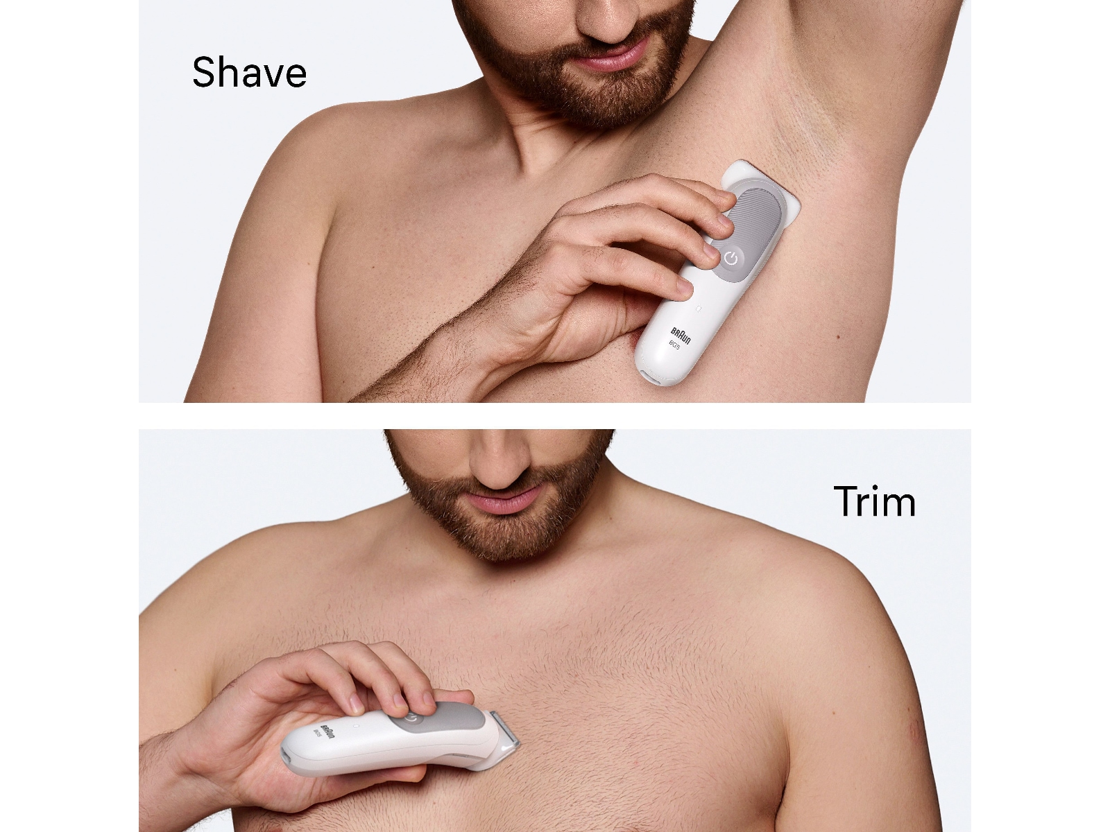 Braun Series 5 kropstrimmer (grå) Barbermaskine