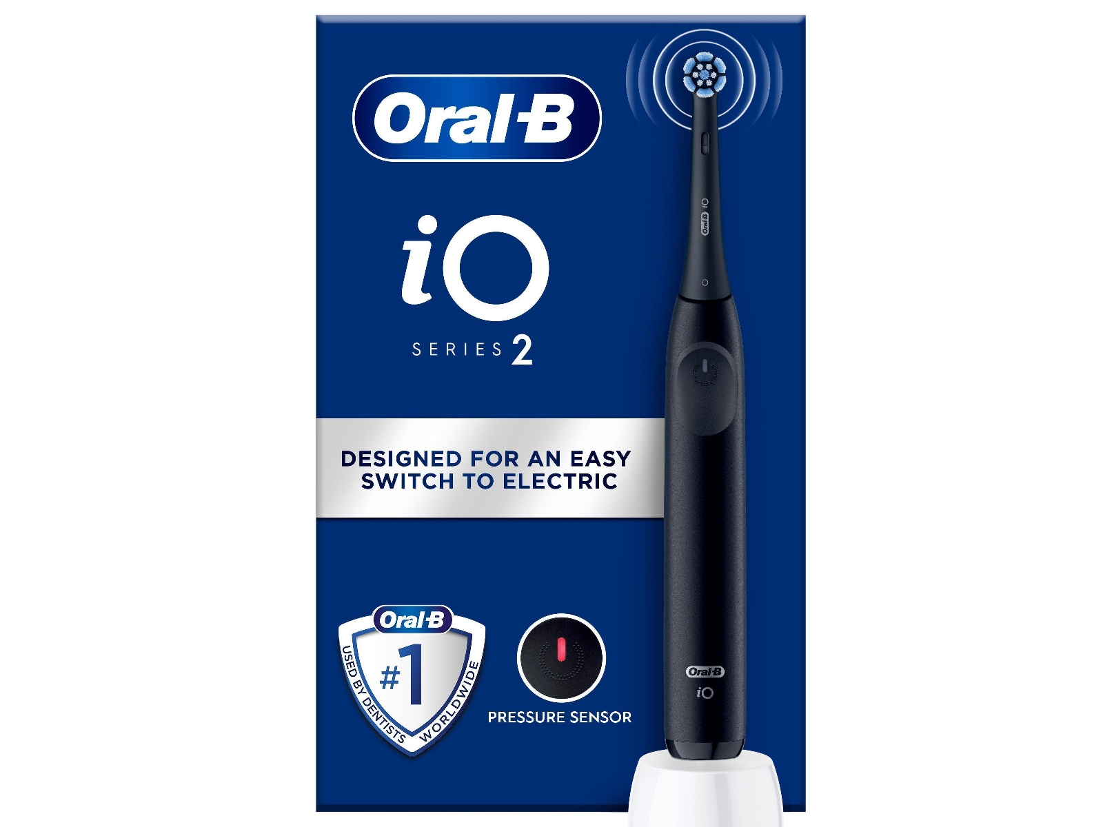 ORAL-B iO2 Series Elektrisk tandbørste (Night Black) Elektriske tandbørster