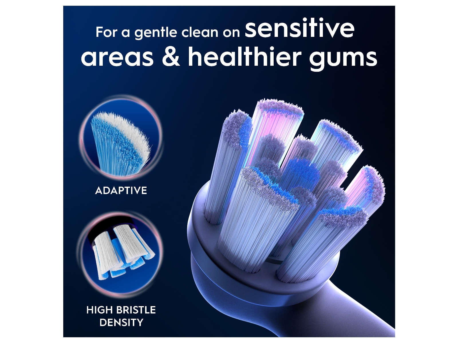 Oral-B iO Gentle Care børstehoveder 6 stk. (hvid) Tandbørstehoveder