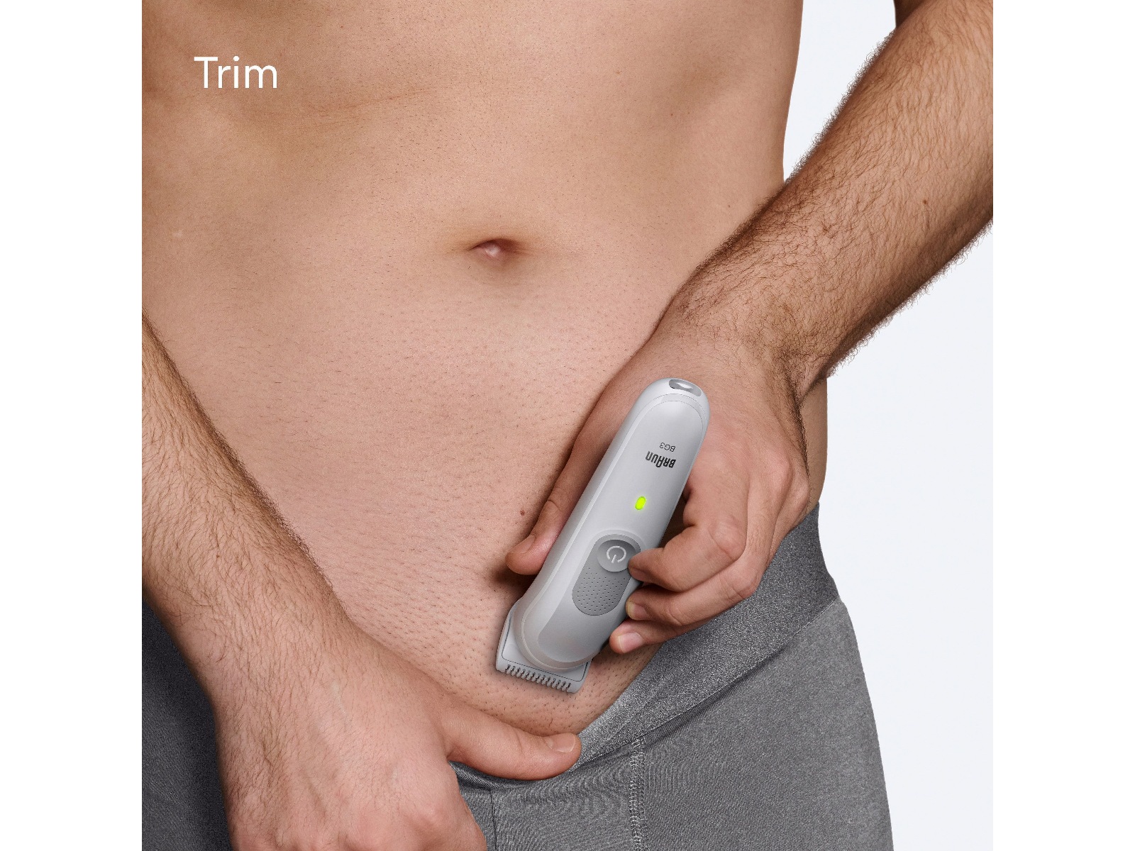 Braun Series 3 kropstrimmer (grå) Barbermaskine