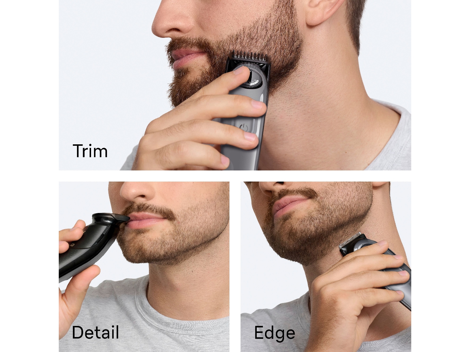 Braun Series 3 skægtrimmer (grå) Barbermaskine