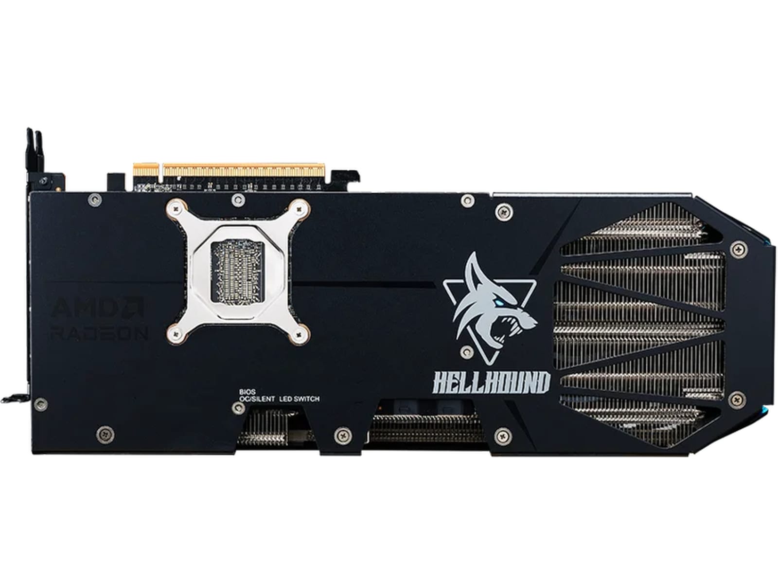 PowerColor Hellhound AMD Radeon RX 9070 XT (sort) Grafikkort