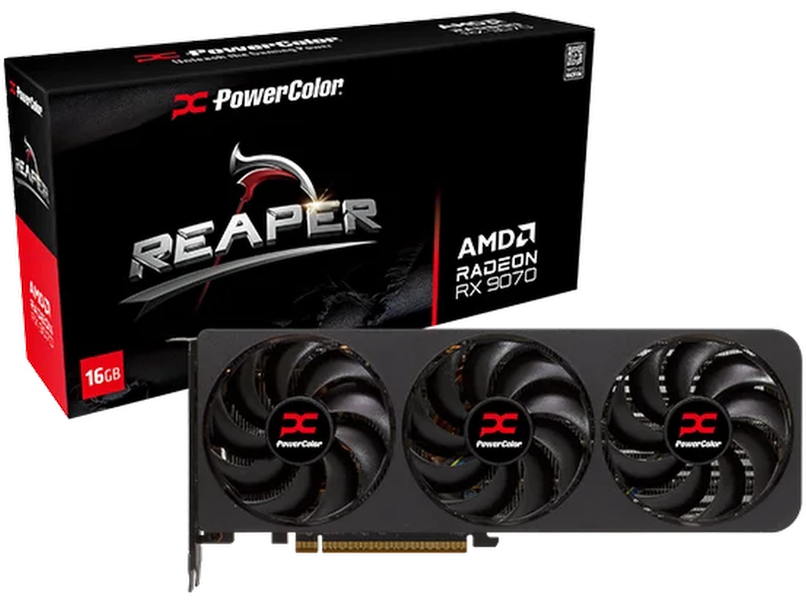 PowerColor Reaper AMD Radeon RX 9070 Grafikkort