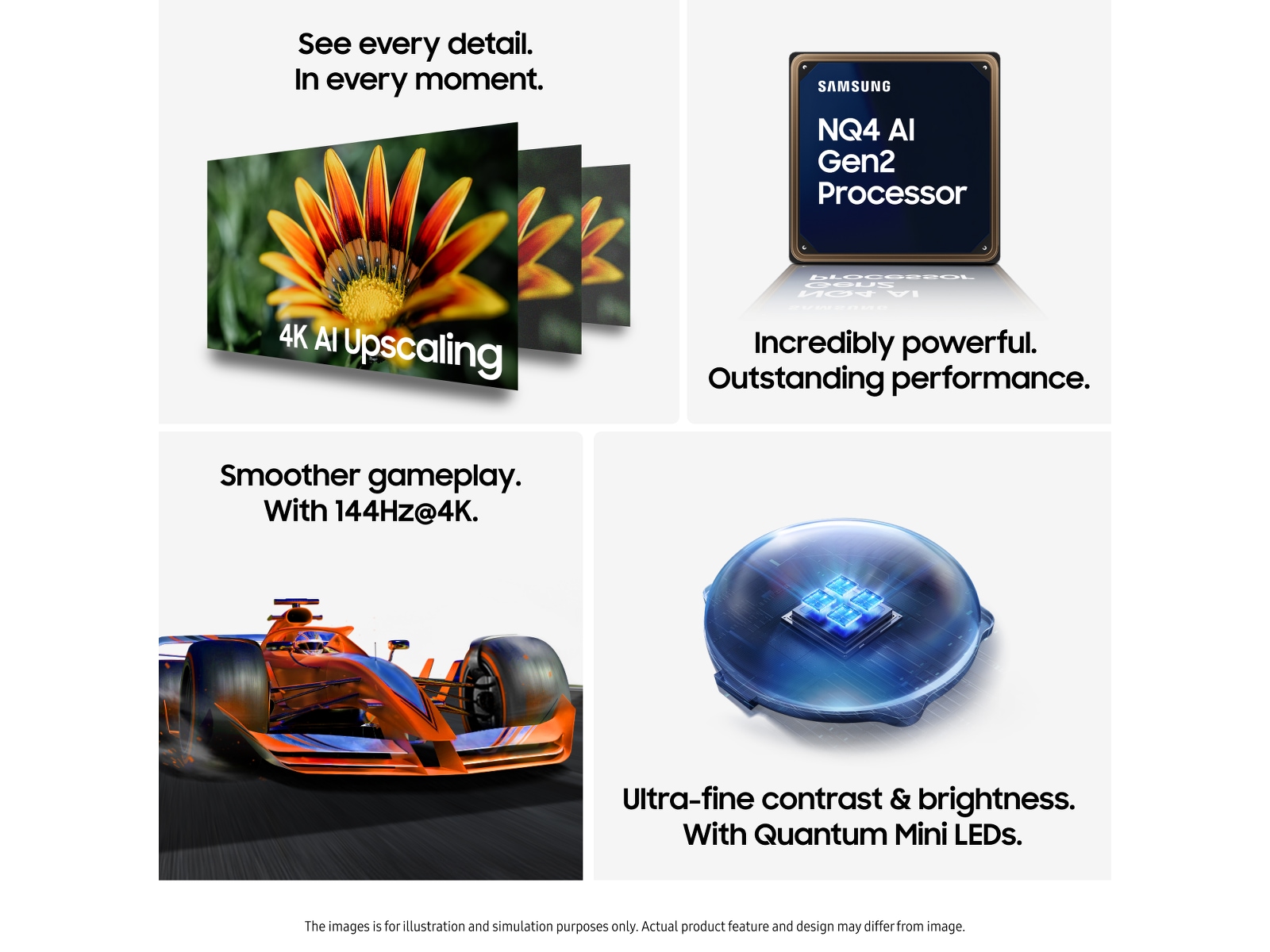 Samsung 85" QN80F Neo QLED 4K Mini LED Smart TV (2025) Over 80 tommer TV