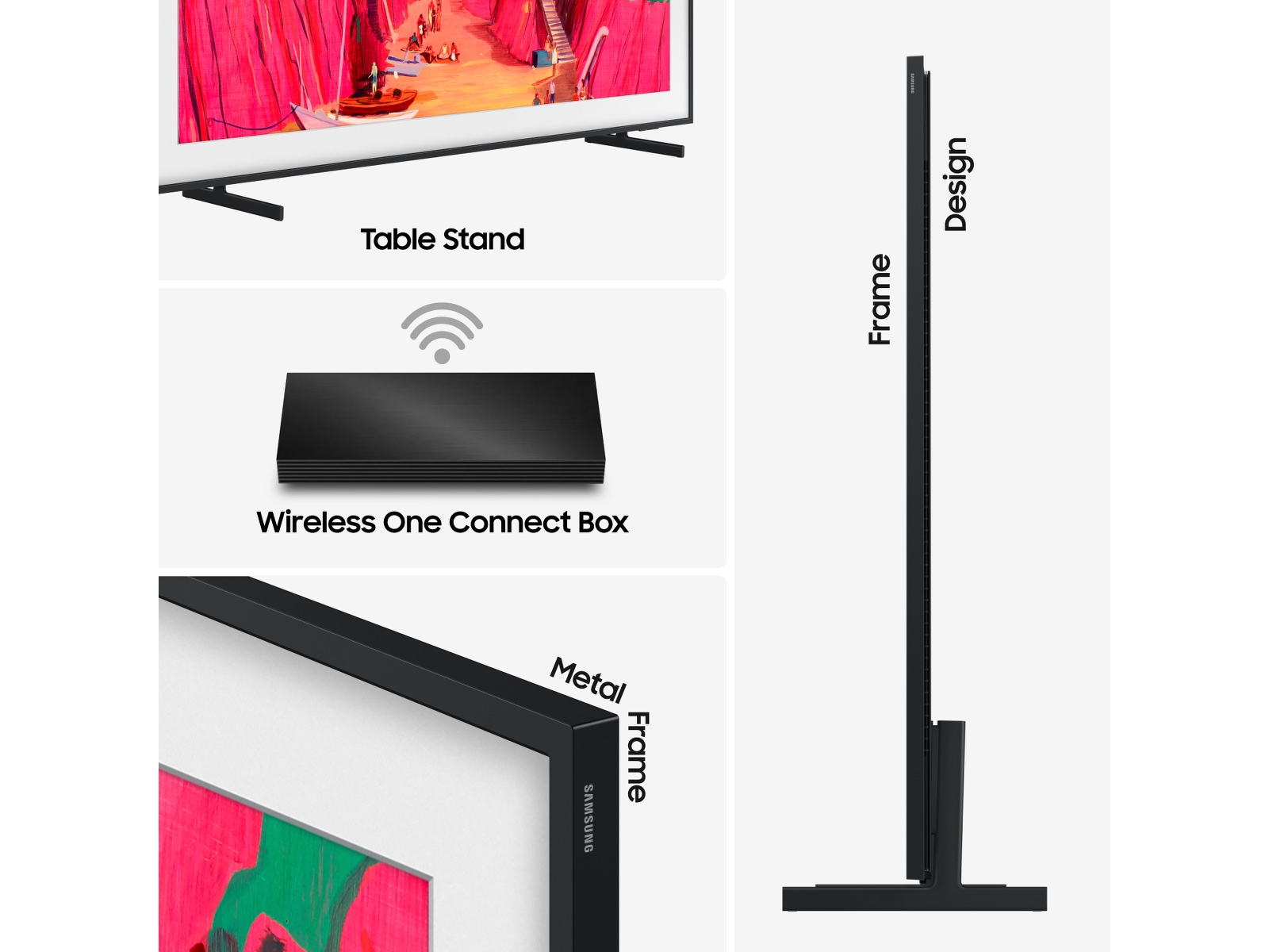 Samsung 85" The Frame Pro LS03FW Neo QLED 4K Smart TV (2025) Over 80 tommer TV