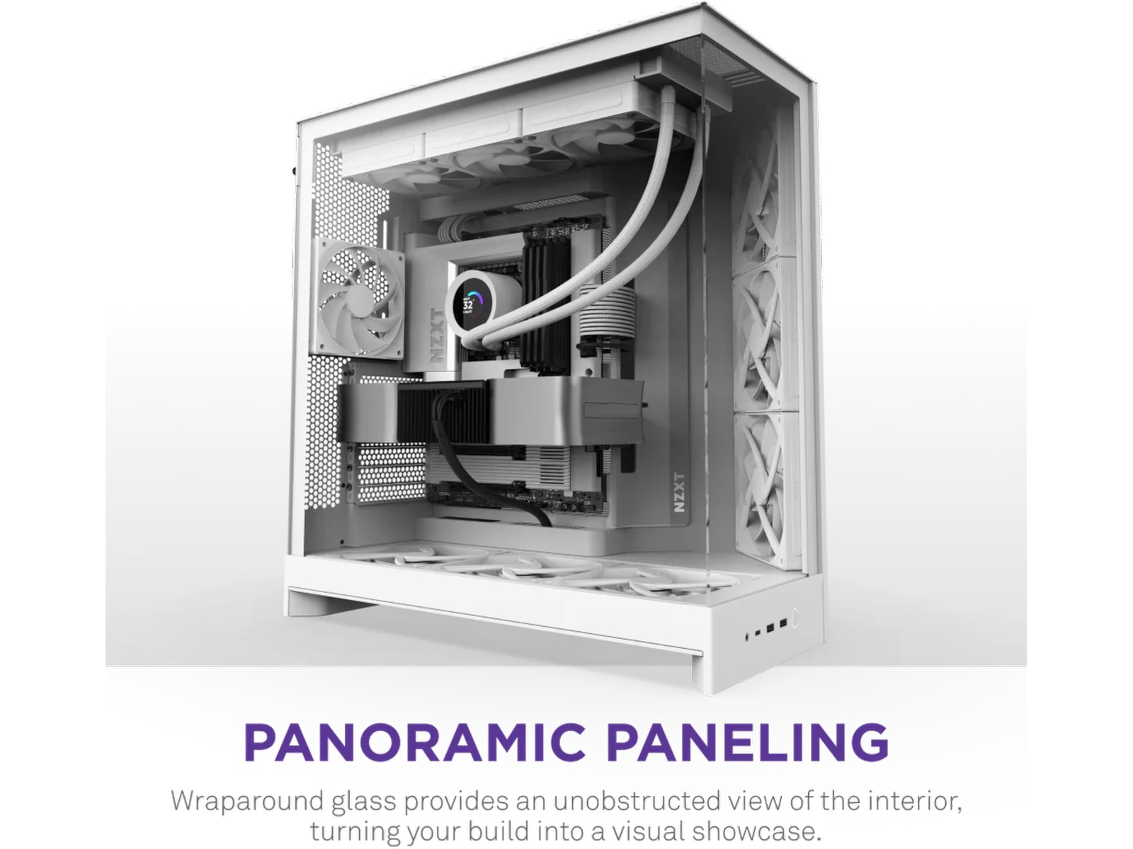 NZXT H9 Flow Mid Tower (hvidt) Midi Tower