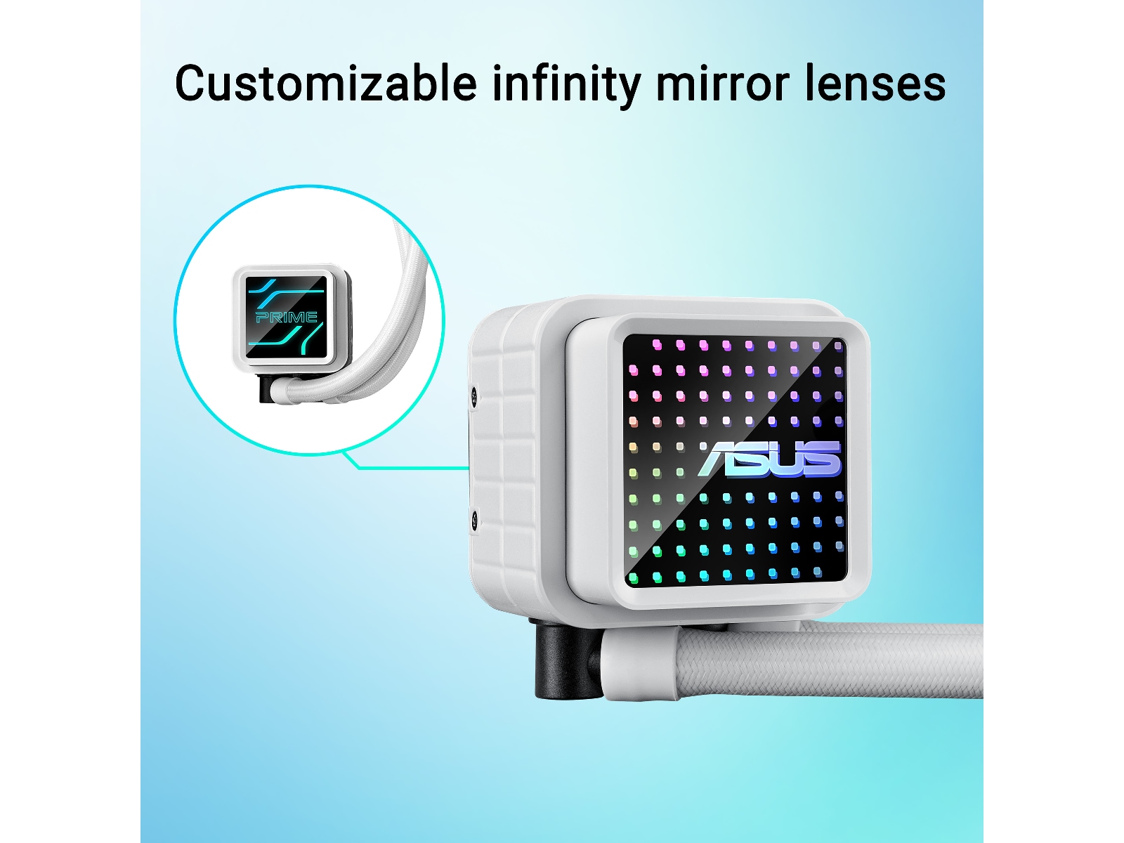 Asus Prime LC 360 ARGB Køler (hvid) CPU - Vandkøling