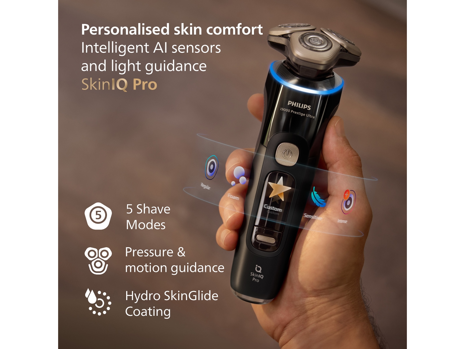 Philips i9000 Prestige Ultra Barbermaskine XP9400/31 Barbermaskine