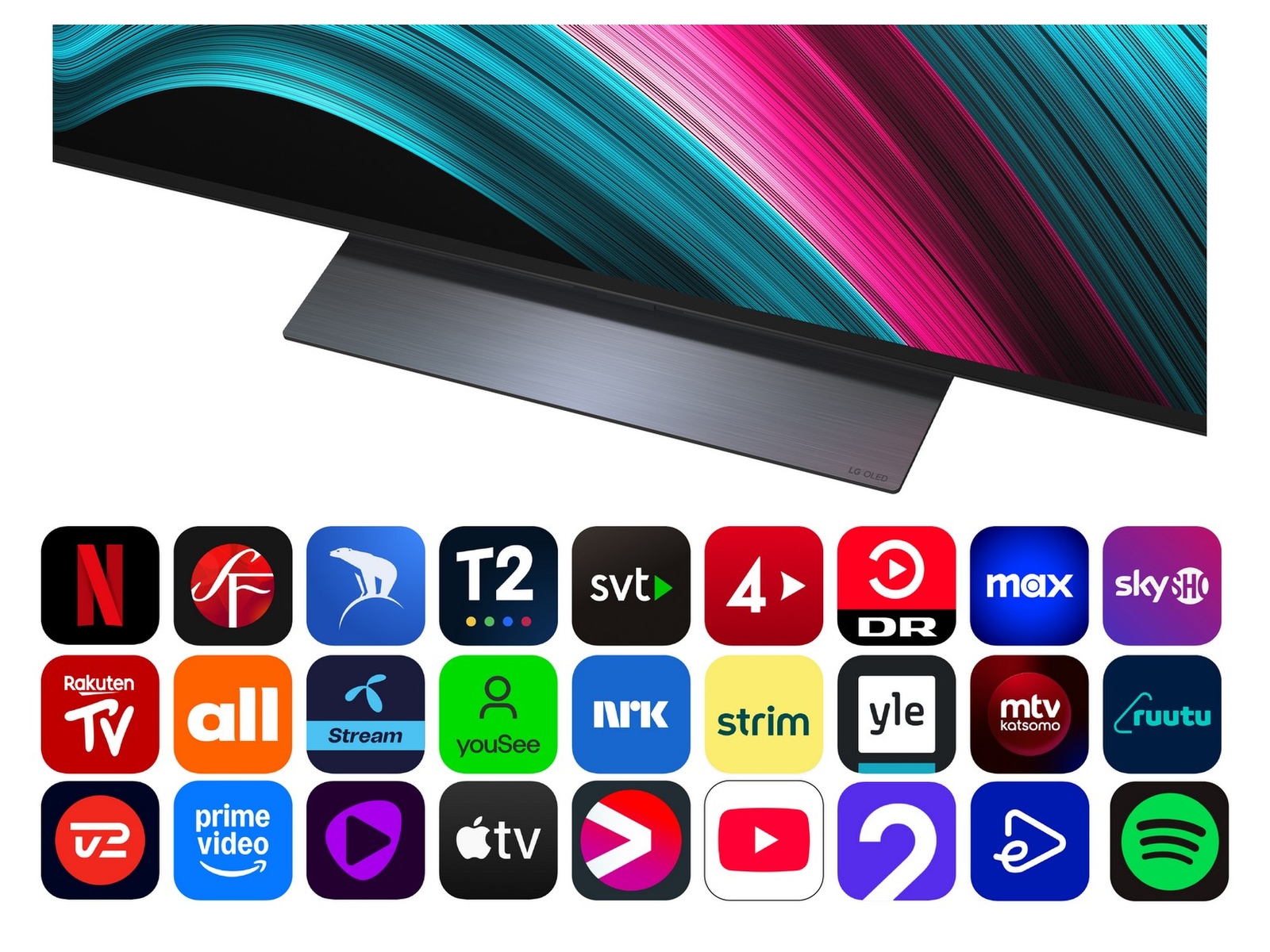 LG 48" C5 AI 4K OLED Smart TV (2025) 20 - 49 tommer TV