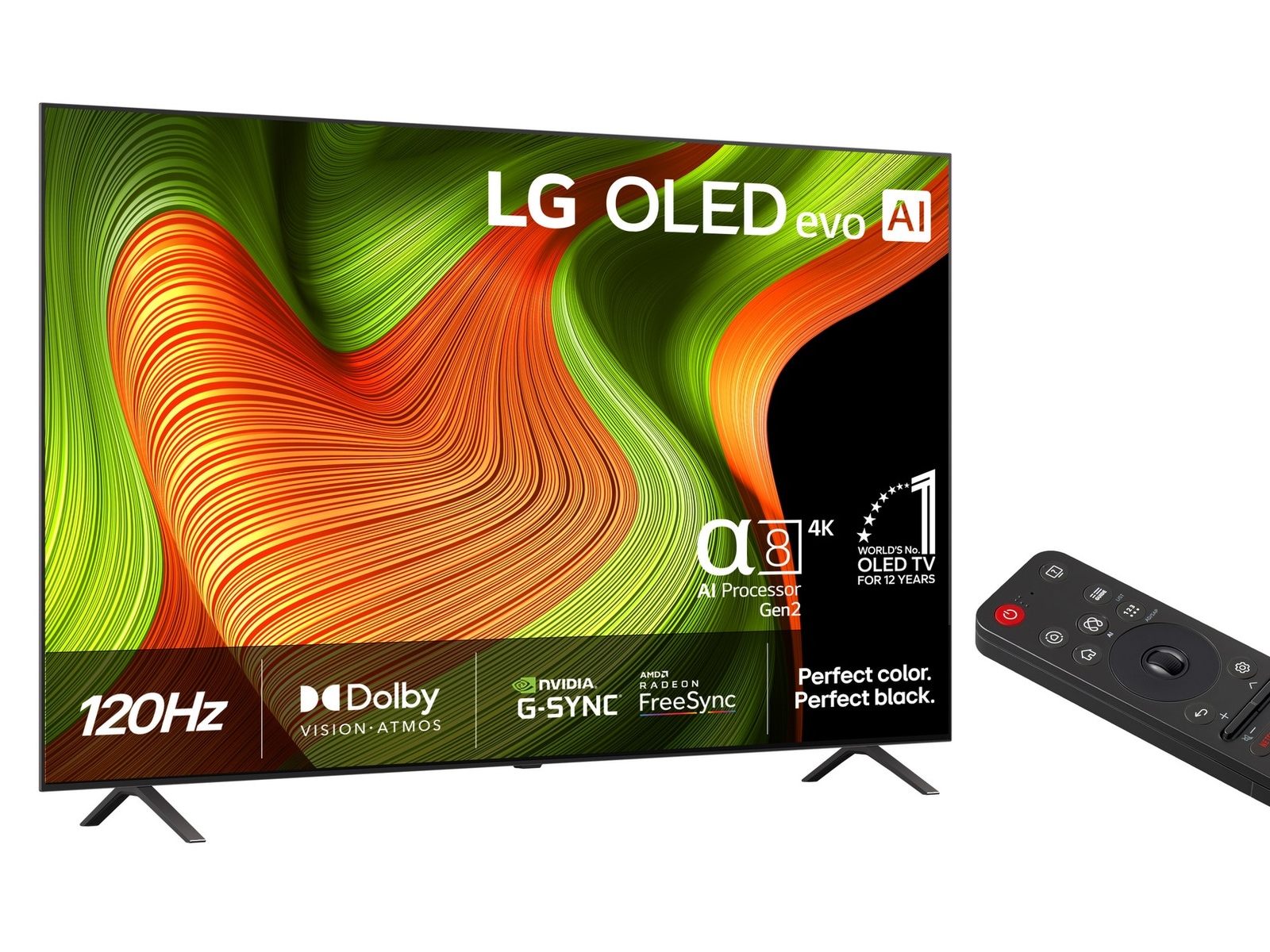 LG 77" B5 AI 4K OLED Smart TV (2025) 70 - 79 tommer TV
