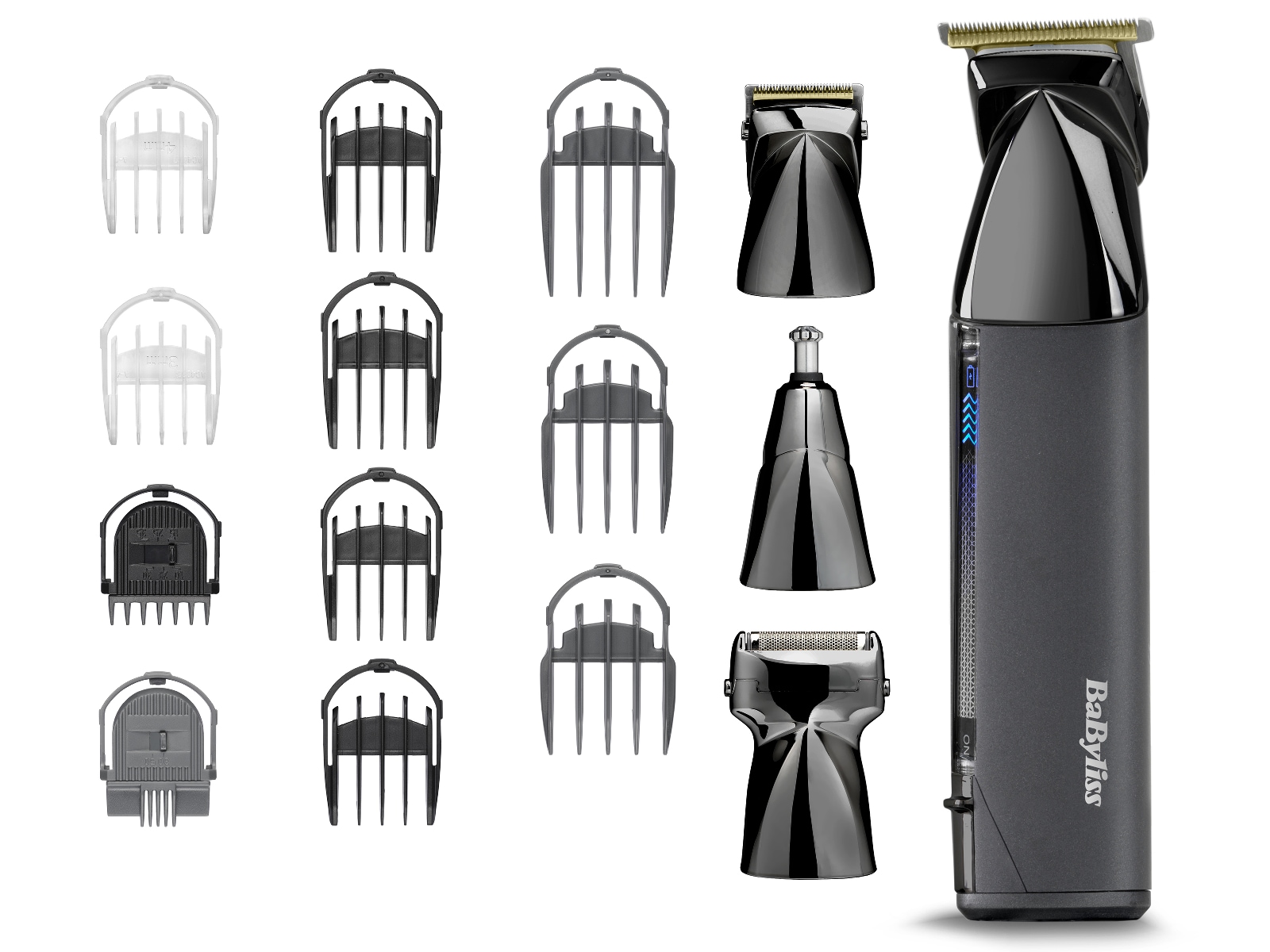 BaByliss Super X Metal 15-i-1 trådløs multitrimmer (sort) Hårtrimmer