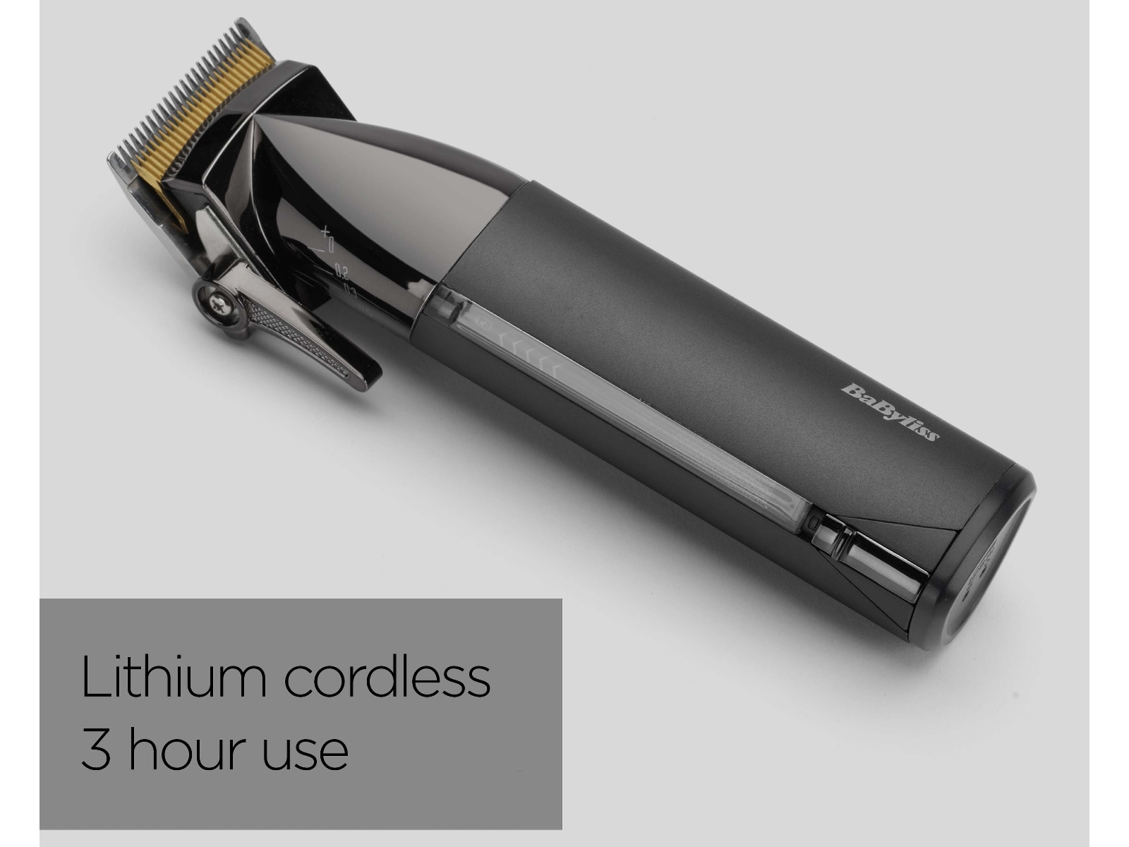 BaByliss Super X Metal Hårklipper (sort) Hårtrimmer